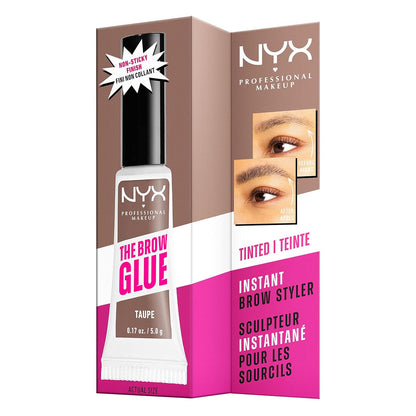 the Brow Glue, Extreme Hold Tinted Eyebrow Gel - Taupe