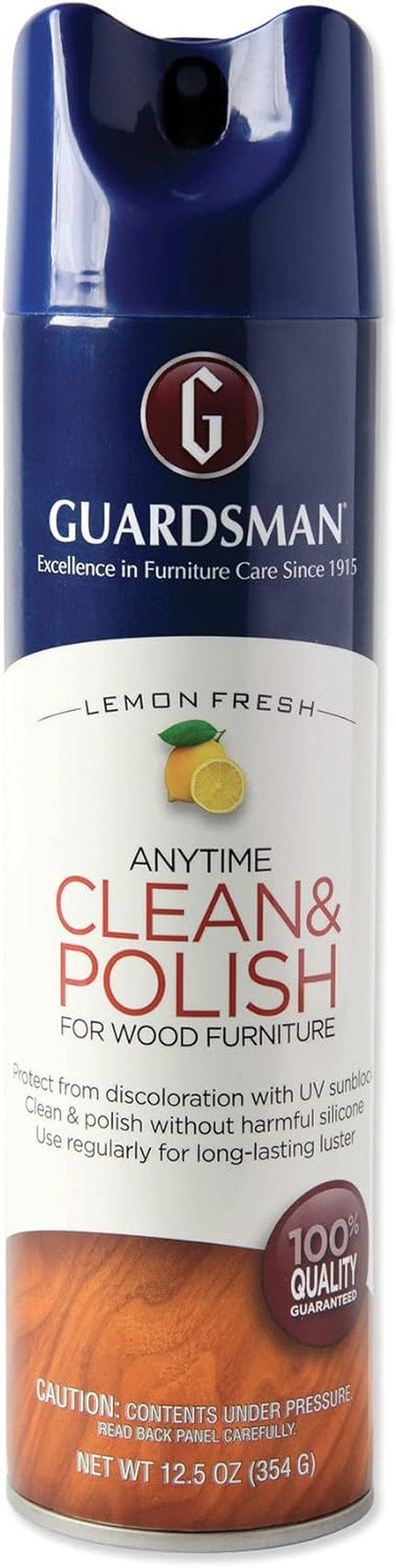 Anytime Clean & Polish Wood Cleaner & Furniture Polish for Cabinets, Tables, and