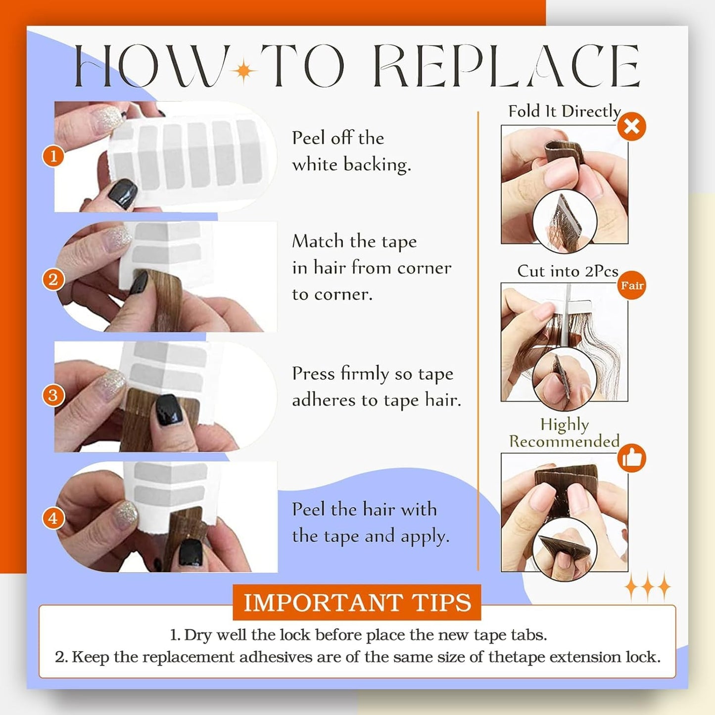 Tape in Hair Extensions Human Hair 10 Inch Remy Tape in Human Hair Extensions fo