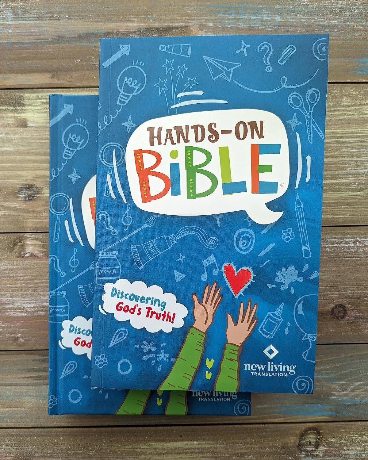 NLT Hands-On Bible for Kids, 3Rd Edition (Softcover): Full-Color, Family Activit