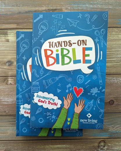 NLT Hands-On Bible for Kids, 3Rd Edition (Softcover): Full-Color, Family Activit