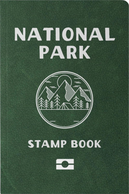 National Parks Stamp Book with Sticker Set: Passport-Sized National Park Book wi