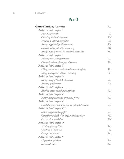 A Workbook for Arguments: a Complete Course in Critical Thinking