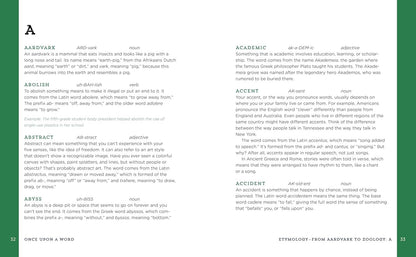 Once upon a Word: a Word-Origin Dictionary for Kids―Building Vocabulary through