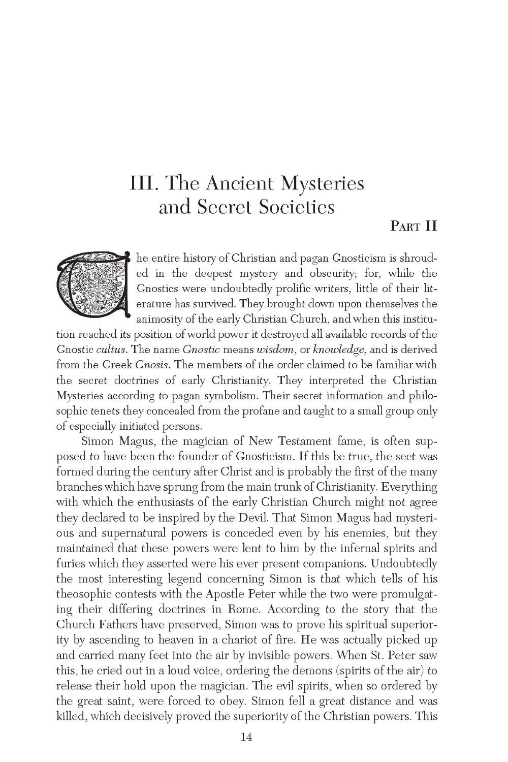 The Secret Teachings of All Ages: an Encyclopedic Outline of Masonic, Hermetic,