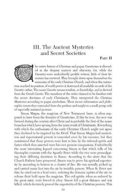 The Secret Teachings of All Ages: an Encyclopedic Outline of Masonic, Hermetic,