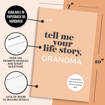 Tell Me Your Life Story, Grandma: a Grandmother’S Guided Journal and Memory Keep