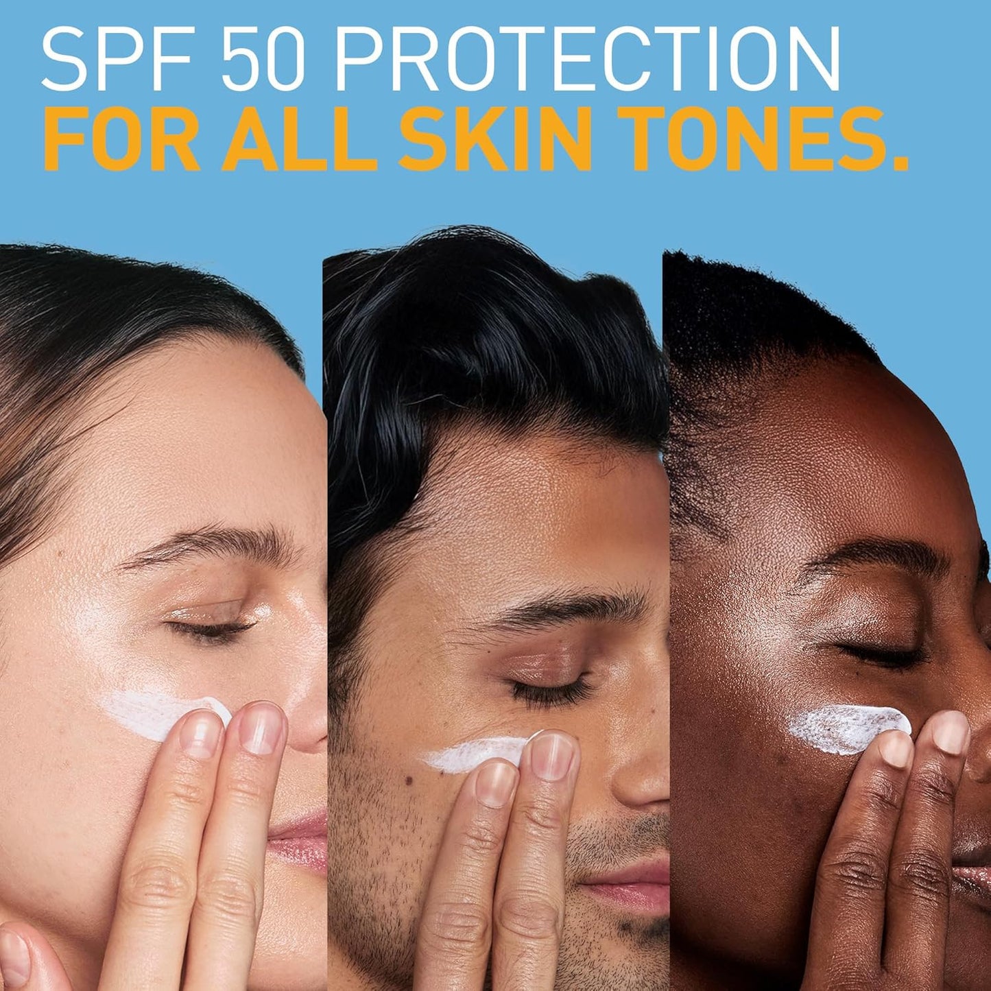 AM Facial Moisturizing Lotion SPF 50, Face Moisturizer with SPF, Hyaluronic Acid