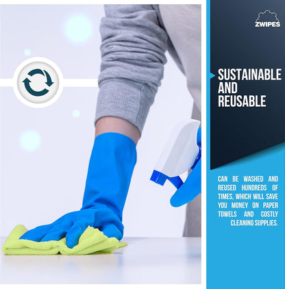 924 Microfiber Cleaning Cloths, 24 Pack