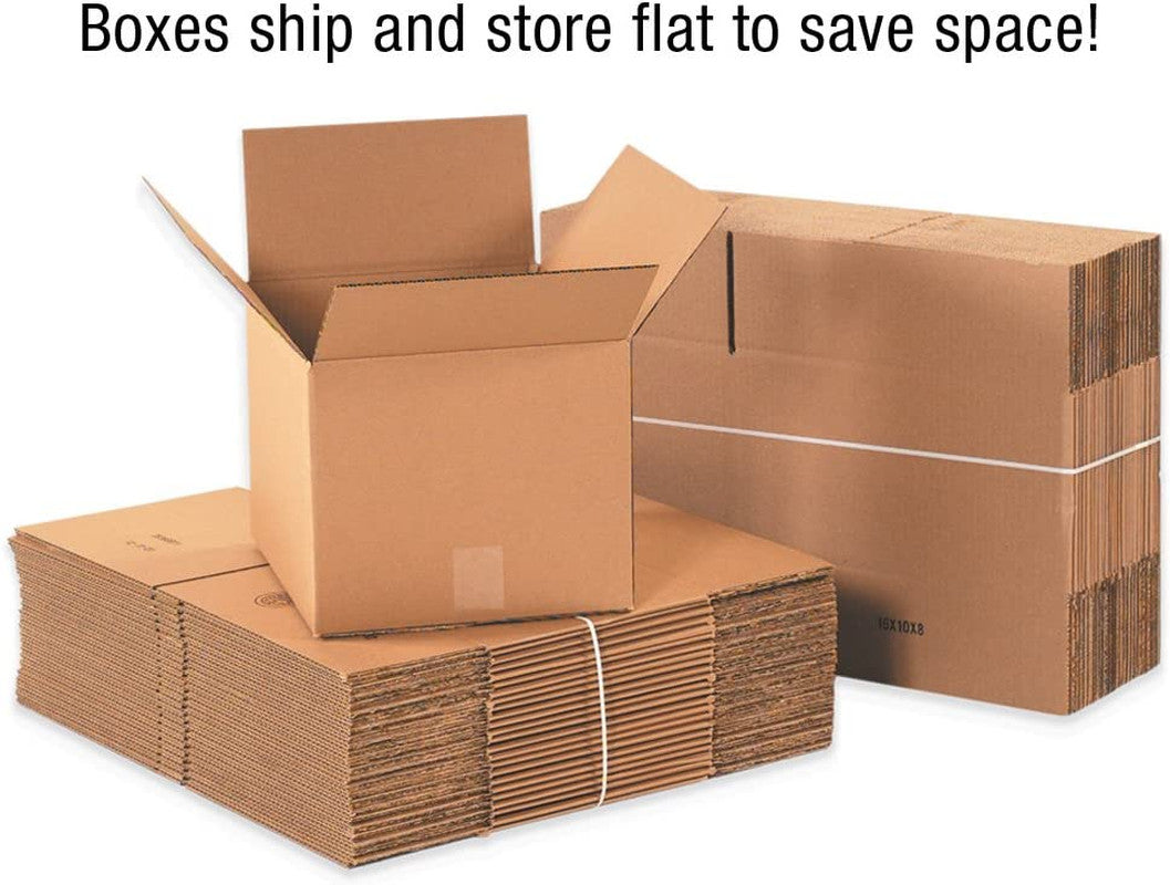 12 X 8 X 5 Corrugated Cardboard Boxes, Small 12"L X 8"W X 5"H, Pack of 25 | Ship