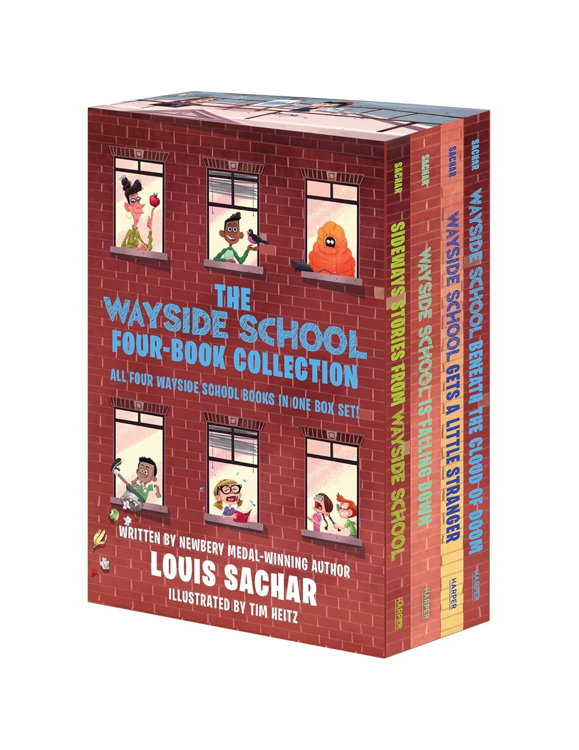 The Wayside School 4-Book Box Set: Sideways Stories from Wayside School, Wayside