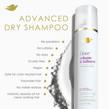 Advanced Advanced Dry Shampoo Volume & Fullness Refresh & Revive Flat Hair witho