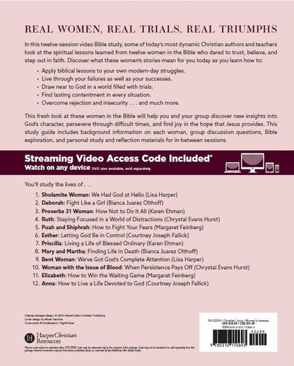 12 Daring Women of the Bible Study Guide plus Streaming Video: Real Women, Real