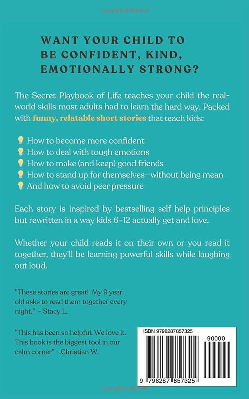 The Secret Playbook of Life: a Confidence and Life Skills Book for Kids Ages 6–1