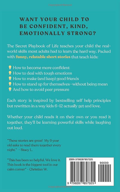 The Secret Playbook of Life: a Confidence and Life Skills Book for Kids Ages 6–1