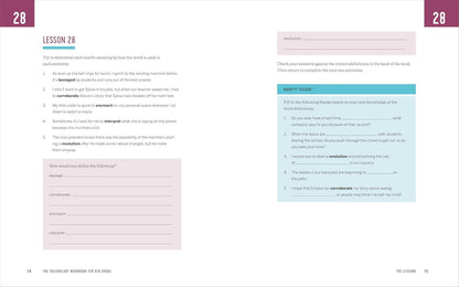 The Vocabulary Workbook for 8Th Grade: Weekly Activities to Boost Your Word Powe