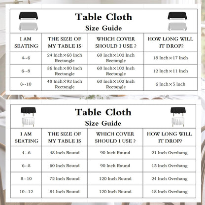 8 Pack White round Table Cloth 120 Inch Tablecloths Linens for round Tablecloth