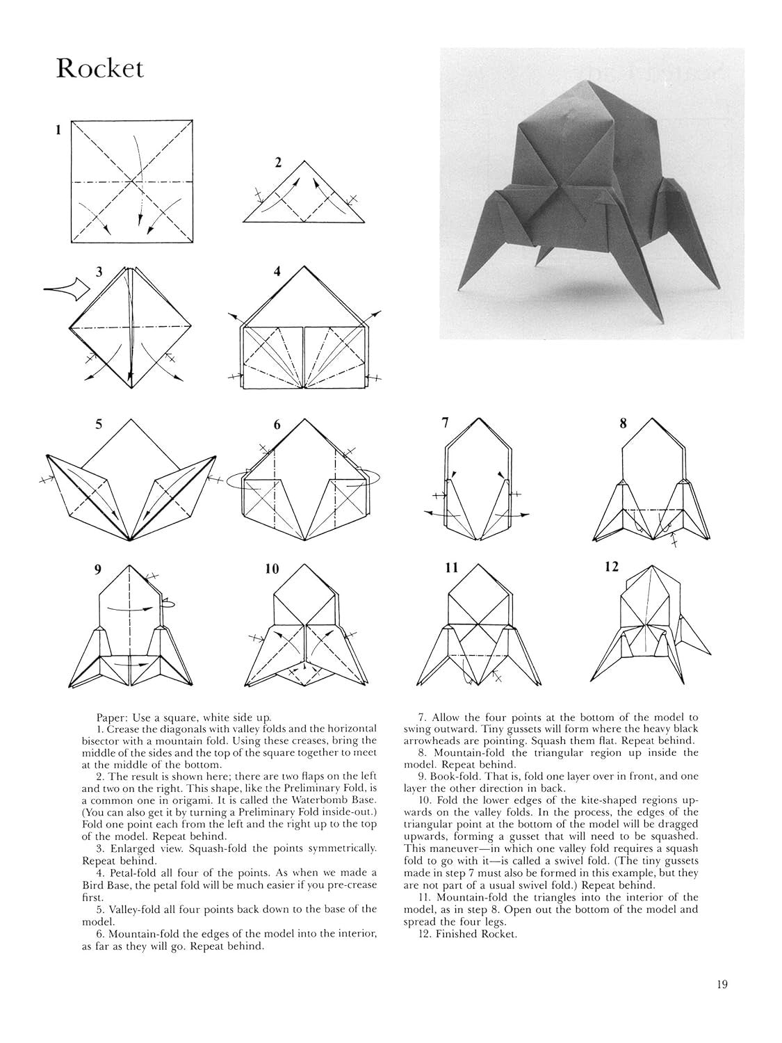 The Complete Book of Origami: Step-By-Step Instructions in over 1000 Diagrams/37