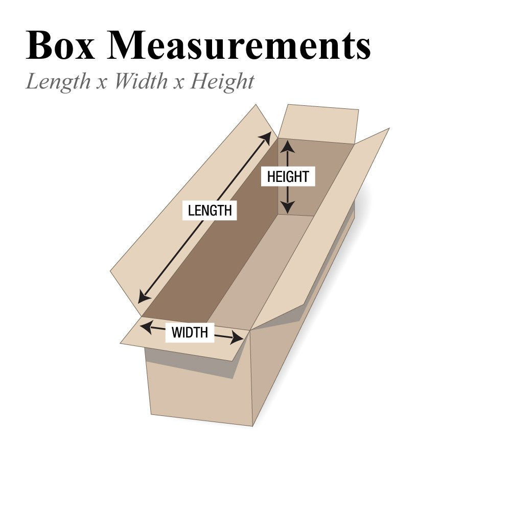 12 X 5 X 5 Corrugated Cardboard Boxes, Long 12"L X 5"W X 5"H, Pack of 25 | Shipp