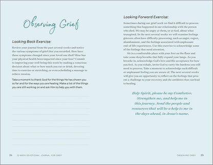52-Week Devotional Journal for Grief: Prompts and Prayers for Navigating Loss