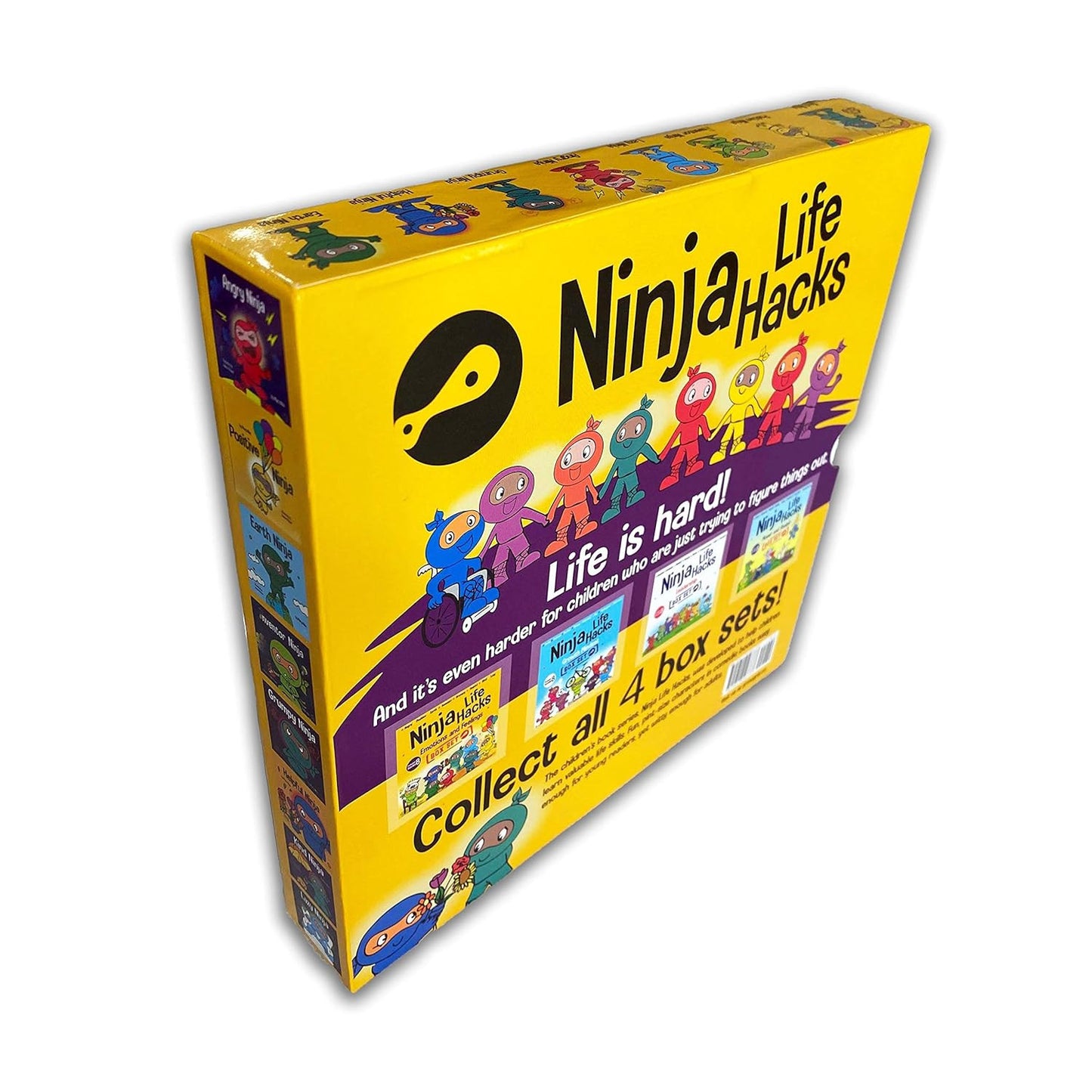 Ninja Life Hacks Emotions and Feelings 8 Book Box Set (Books 1-8: Angry, Invento