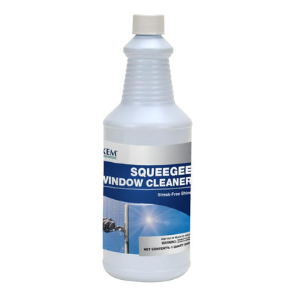 3480 Squeegee Window Cleaner - Concentrated Ammonia Free Non-Streak Cleaning Sol
