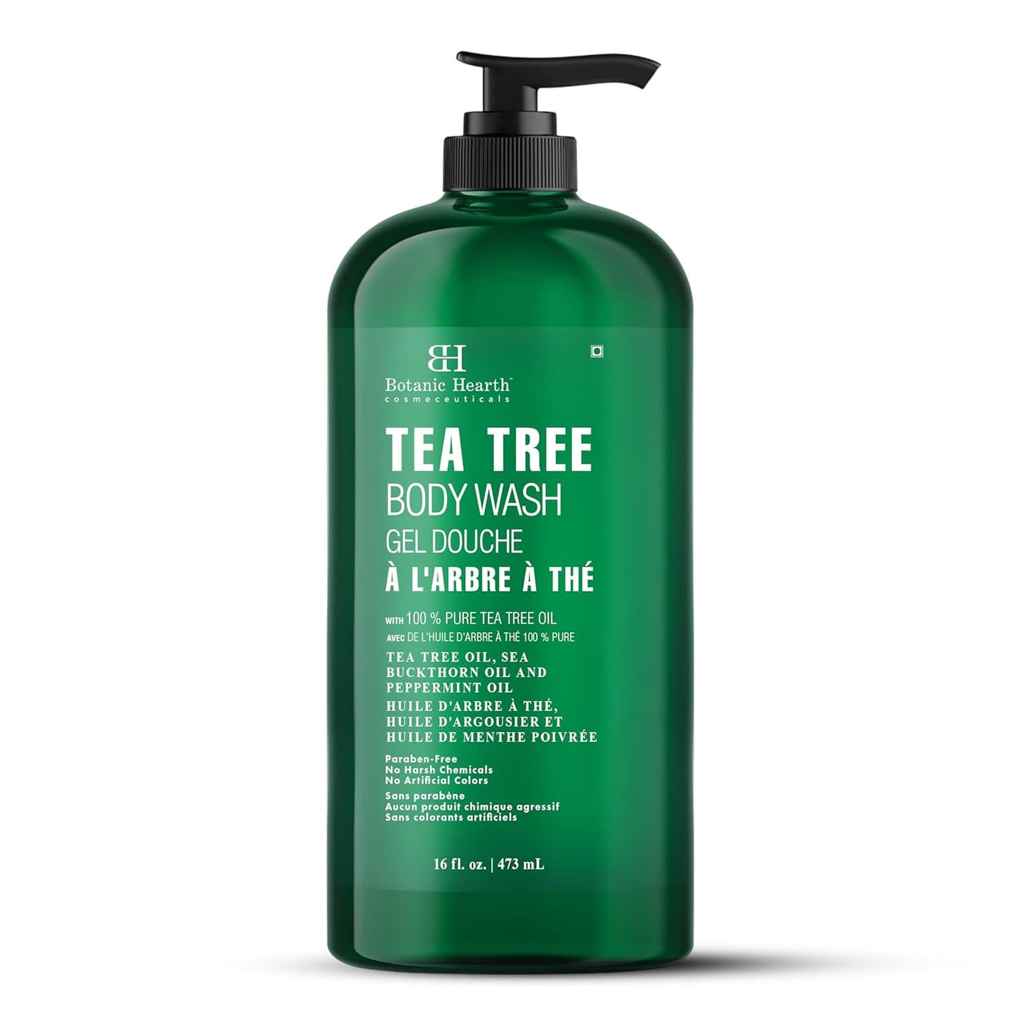 Tea Tree Body Wash | 16 Fl Oz | Helps Soothe Itchy, Dry Skin, Antifungal Body Wa