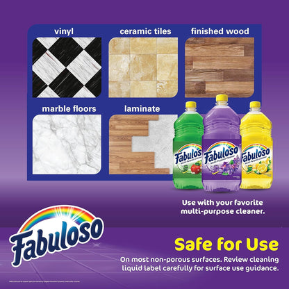 Spin Mop and Bucket, Hands-Free Wringing Spin Bucket - Machine Washable and Repl