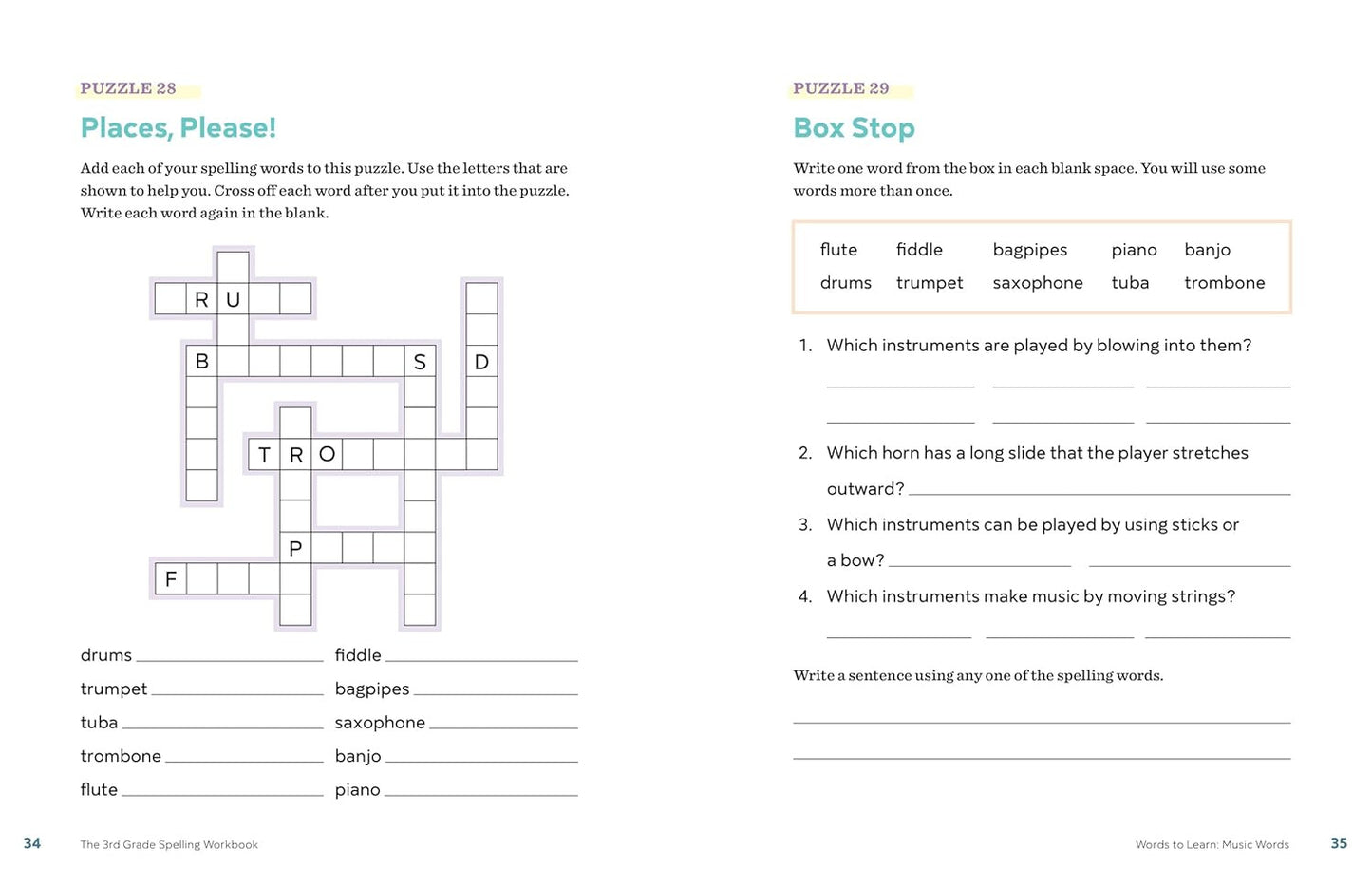 The 3Rd Grade Spelling Workbook: 95+ Games and Puzzles to Improve Spelling Skill