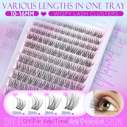 Wispy Lash Clusters Natural Cluster Lashes Extension DIY Natural Eyelash Cluster