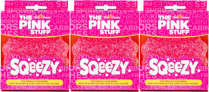 – the Pink Stuff – Sqeezy Miracle Scrubber Sponge, Scratch Free Solution for Ult