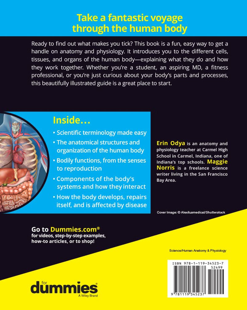 Anatomy & Physiology for Dummies (For Dummies (Math & Science)) (For Dummies (Li