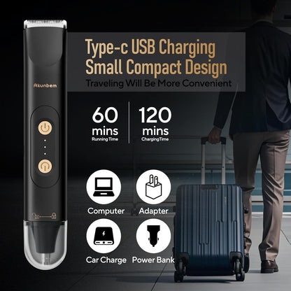 All in 1 Groin & Body Hair Trimmer for Men Bikini Trimmer Women Electric Ball Pu