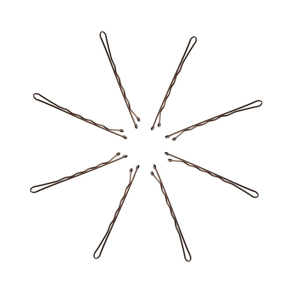 220Pcs 2.76 Inch Large Brown Bobby Pins for Women, Jumbo Long Pins with Box, Reu