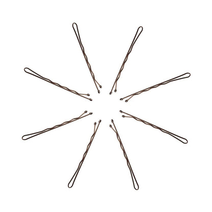 220Pcs 2.76 Inch Large Brown Bobby Pins for Women, Jumbo Long Pins with Box, Reu