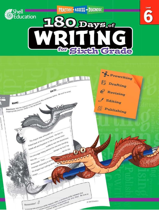 180 Days of Writing for Sixth Grade - an Easy-To-Use Sixth Grade Writing Workboo