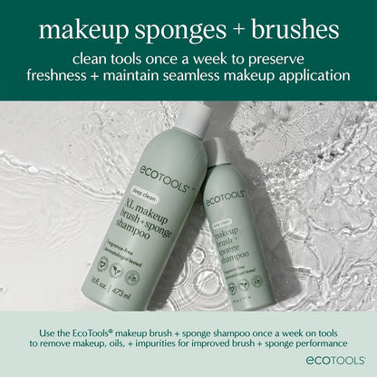 XL Makeup Brush + Sponge Shampoo, Removes Makeup, Dirt, & Impurities from Makeup
