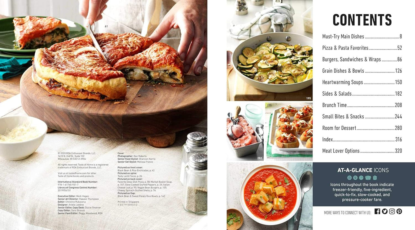 Taste of Home Vegetarian Made Easy: 335 Delicious Meatless Recipes with Tips for