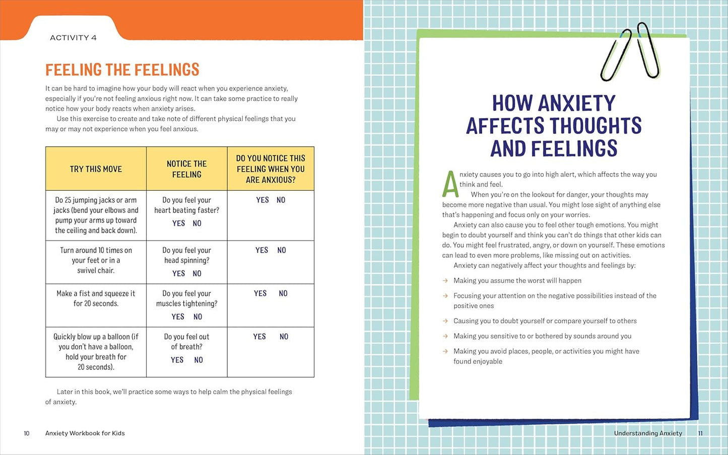 Anxiety Workbook for Kids: 50+ Fun Mindfulness Activities to Feel Calm, Build Aw