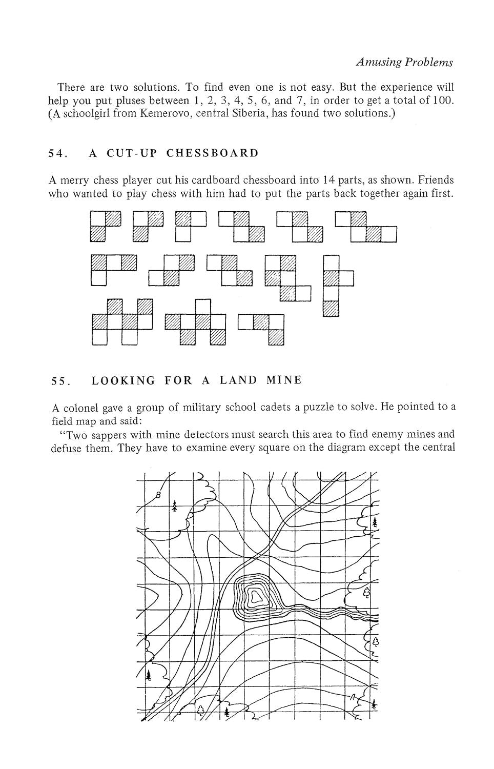 The Moscow Puzzles: 359 Mathematical Recreations (Dover Math Games & Puzzles)