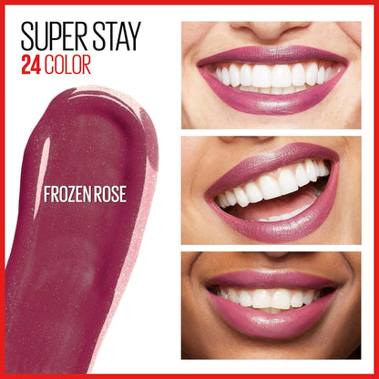 Super Stay 24, 2-Step Liquid Lipstick Makeup, Long Lasting Highly Pigmented Colo