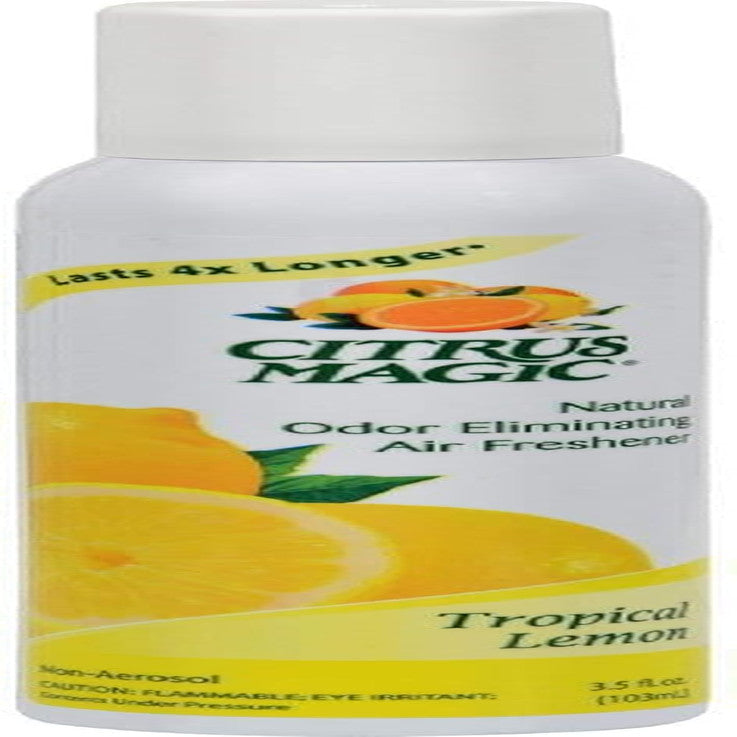 Natural Odor Eliminating Air Freshener Spray, Tropical Lemon, 3-Ounce