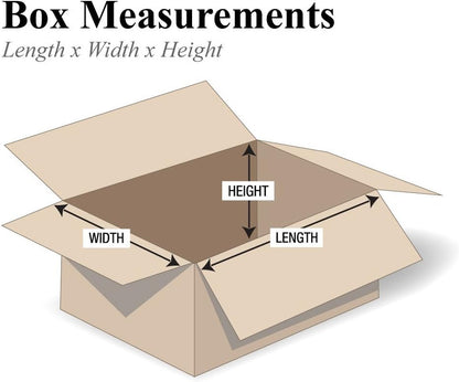 9X7X4 Corrugated Boxes, Small, 9L X 7W X 4H, Pack of 25 | Shipping, Packaging, M