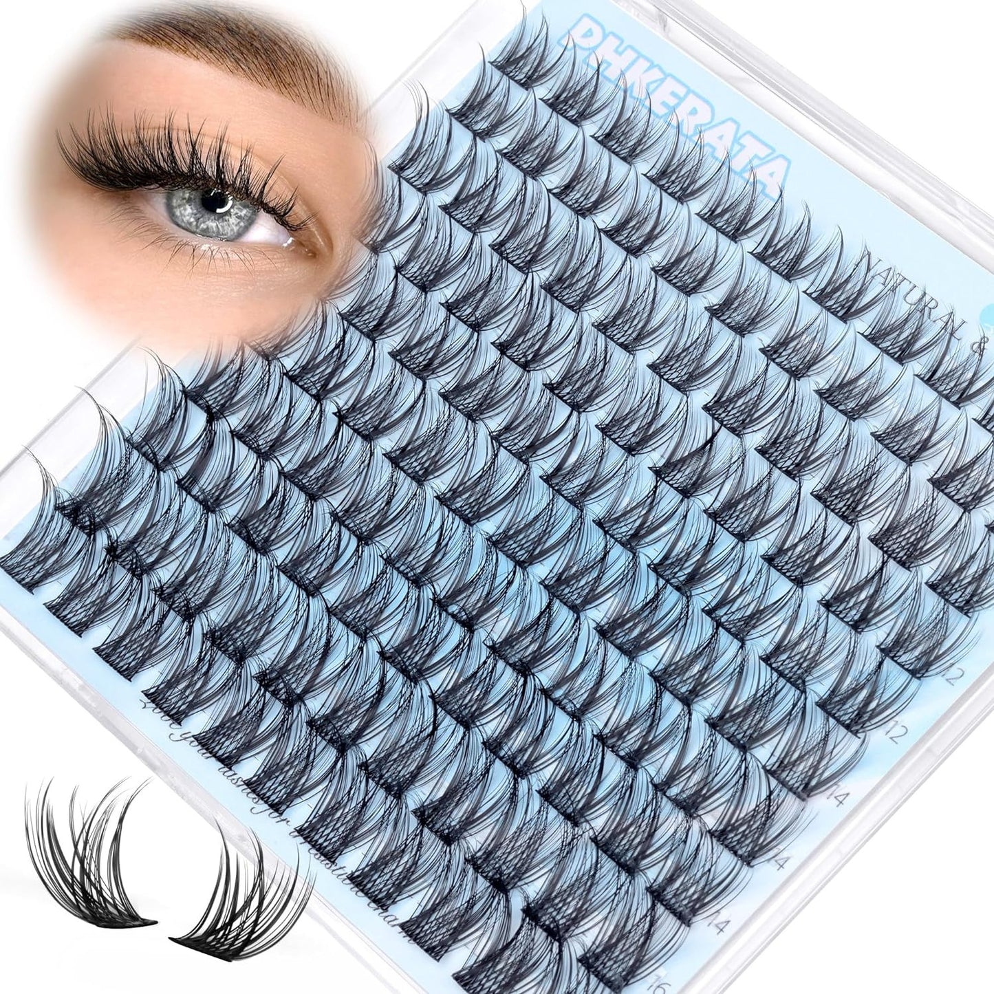 Natural Lash Clusters Wispy Eyelash Clusters 110 Pcs Cluster Eyelash Extensions