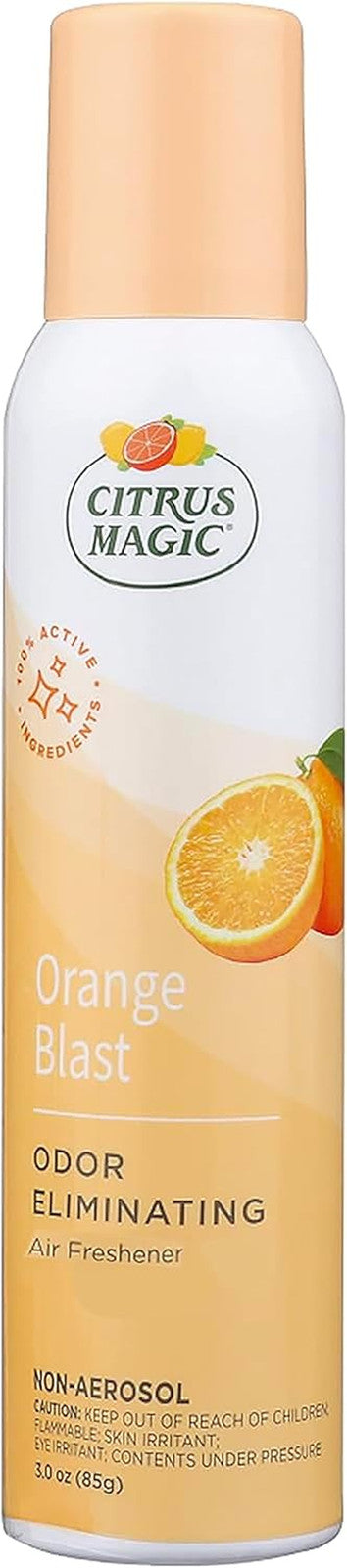 Odor Eliminator Air Freshener Spray for Home, Orange Blast, 3-Ounce, Pack of 3