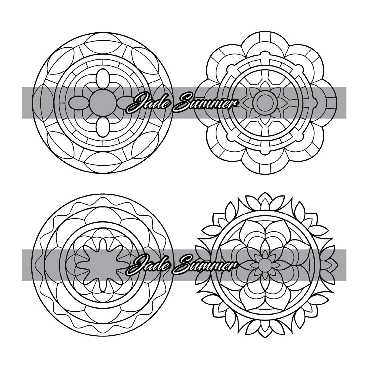 100 Mini Mandalas: a Mandala Coloring Book for Adults and Kids with Easy, Cute,