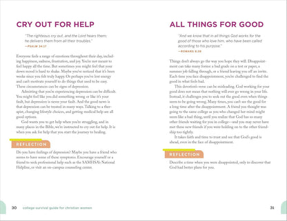The College Survival Guide for Christian Women: 5-Minute Devotions for Strength,