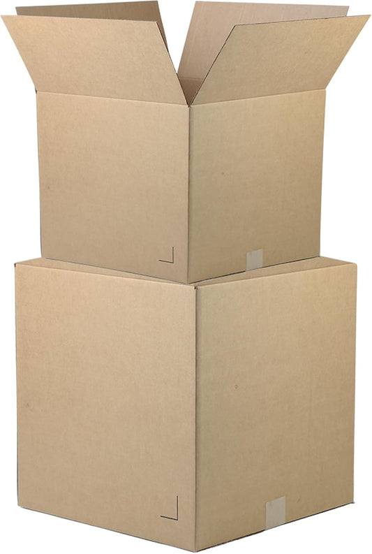 7X5X5'' Shipping Boxes Brown/Kraft Corrugated Cardboard Shipping Boxes 25-Pack |