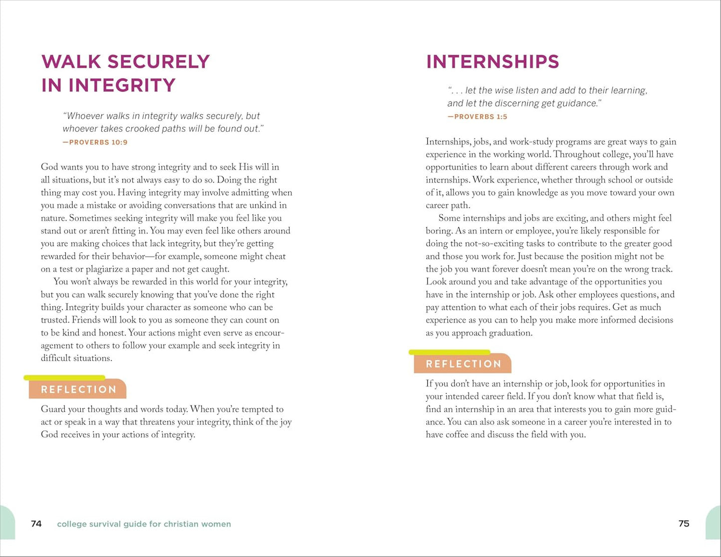 The College Survival Guide for Christian Women: 5-Minute Devotions for Strength,