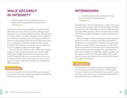 The College Survival Guide for Christian Women: 5-Minute Devotions for Strength,